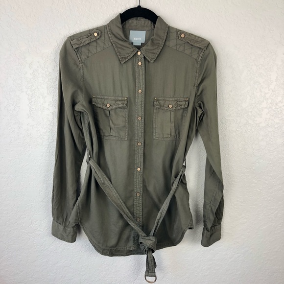Anthropologie Tops - Anthropologie | Maeve Aveiro Safari Shirt